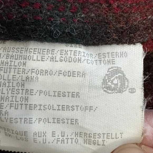 Vintage Woolrich Wool Blanket Lined Chore Coat Mens XXL Green - Picture 10 of 12